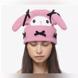My Melody Lolita Bow Beanie